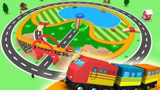 Trains for kids  Chu Chu train  Toy Factory  Toy Train for Kids  Videos for children  Trains [upl. by Llehsad]