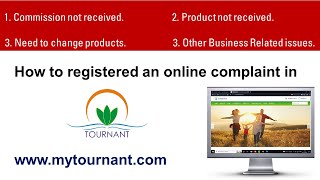 How To Register An Online Complaint In Tournants Official Website Desktop Version [upl. by Latonia13]