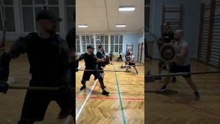 LARP training 3❤️  🤺 training larp hema medieval larping larpweapons [upl. by Franni]