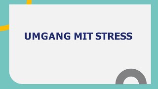 Umgang mit Stress I Goethe B2 Präsentation I Teil I I Prüfungsvorbereitung [upl. by Cand172]