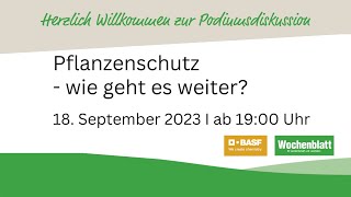 Pflanzenschutz  wie geht es weiter Stand und Ausblick der Pflanzenschutzpläne der EUKommission [upl. by Adnawot]