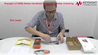 Keysight U1281AU1282A Handheld Digital Multimeter Unboxing [upl. by Nwadal]