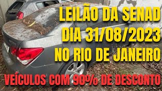 LEILÃO DE VEÍCULOS DA SENAD NO RIO DE JANEIRO em 31082023 EXCELENTES OPORTUNIDADES desc até 90 [upl. by Violeta]