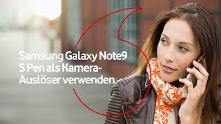 Samsung Galaxy Note9  S Pen als KameraAuslöser verwenden  mobilfunkhilfe [upl. by Cchaddie100]