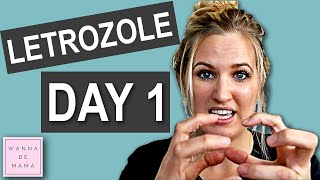 Letrozole  Femara Side Effects  Day 1  my Fertility Journey [upl. by Anirbys]