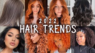 2022 HOTTEST HAIR TRENDS TOP TRENDING CUTS COLORS amp STYLES [upl. by Oile]