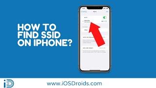 How to Find SSID on iPhone [upl. by Ipoillak164]