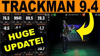 Trackman Golf Simulator  Huge TPS 94 Update First Look amp Review [upl. by Anwad]