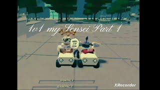 1v1ing my Sensei tsb the strongest battlegrounds roblox [upl. by Sholeen]