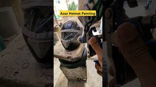 Motorcycle painting on Axor helmet Shorts youtubeshorts viral [upl. by Staal]