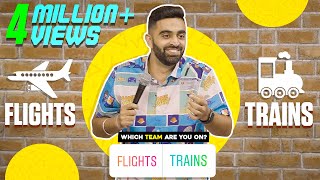 Why TRAINS are better than AIRPLANES  Rahul Dua StandUp Comedy  Part 1 with subtitles [upl. by Lemhaj577]