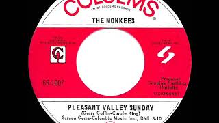 1967 HITS ARCHIVE Pleasant Valley Sunday  Monkees a 2 recordmono 45 [upl. by Rikahs]