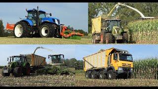 First maize 2023 JWD Markvoort in de eerste mais van 2023 met Claas Jaguar en Tatra truck [upl. by Sidras186]