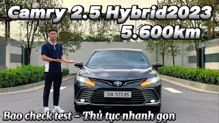 Hiếm Có Chiếc Thứ 2  Camry 25Hybrid 2023 Biển Hà Nội Chạy 5600km Zin Mộc 100 [upl. by Hawken]