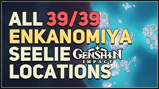 All Enkanomiya Seelie Locations Genshin Impact Phosphoros Guidance [upl. by Jadd857]