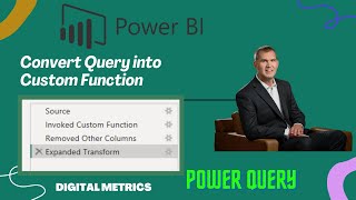 Power BI Query to Custom Function [upl. by Bertram]