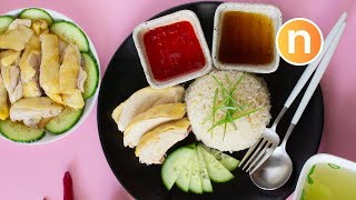 Hainanese Chicken Rice  Nasi Ayam Hainan  海南鸡饭 Nyonya Cooking [upl. by Travax]