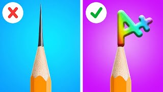 FUNNY AND USEFUL SCHOOL HACKS by 5Minute Crafts [upl. by Lisle]