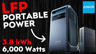 IMPRESSIVE Home Battery Backup 6000W 120V240V  Anker SOLIX F3800 [upl. by Warrenne]