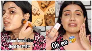 LAKMÉ 9to5 PRIMER  MATTE PERFECT COVER FOUNDATION REVIEW  Lakmé 9to5 Primer  Matte Warm Beige 230 [upl. by Mcintyre42]