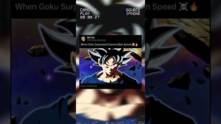 When Goku Surpassed Camera Man Speed ☠️🔥 goku jiren viralshorts [upl. by Austreng]