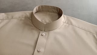 Gents kameez shalwar complete cutting and stitching part 2 [upl. by Llemhar]