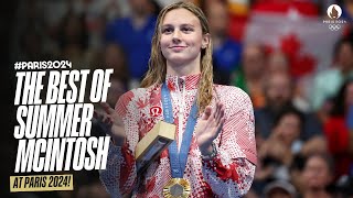 The best of Summer Mcintosh at the Olympics  Athlete Highlights [upl. by Elleiram]