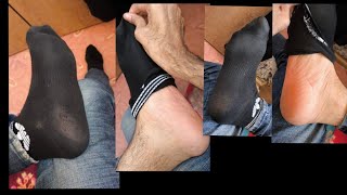 take off sweaty black socksmale socksboy sockssweaty socksmen socksboys ankle socks [upl. by Cusick184]