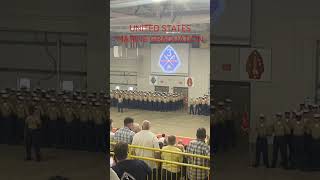 PARRIS ISLAND BOOTCAMP GRADUATION shorts marine marines marinelife usmarine usmarinecorp usmc [upl. by Aifos718]