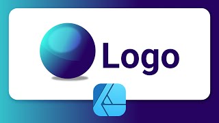 Simple Sphere Logo in Affinity Designer  Do It Yourself [upl. by Danell775]