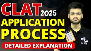 CLAT 2025 Application Form Process  clat exam registration process  Abhyuday Pandey [upl. by Dahlstrom]