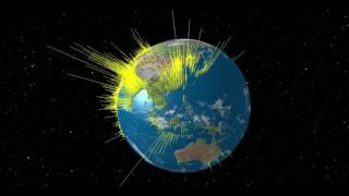 3D Globe of World Population Density [upl. by Letty]