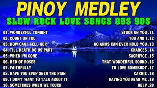 Slow Rock Love Song Nonstop 70s 80s 90s 🎧🎤 Best Nonstop Pinoy Medley [upl. by Ekud]