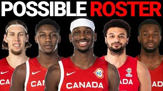 CANADA Possible Roster  2024 Paris Olympics Mens Basketball [upl. by Bloom124]