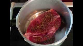 HOW TO COOK A POT ROAST  IN A PRESSURE COOKER [upl. by Anner]