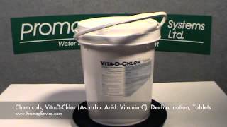 Chemicals Dechlorination VitaDChlor Ascorbic Tablets Description [upl. by Limak]