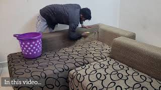 Sofa Deep Cleaning by Urban Company  Urban Clap Sofa Cleaning Service Review  Indian Mom Space [upl. by Einatirb768]