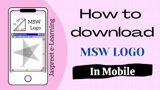 How to download MSW LOGO in mobile  logo programming  starting with Logo  Logo commands [upl. by Jerrylee]