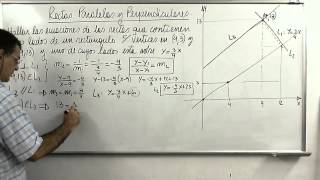 Ejemplo de rectas Paralelas y Perpendiculares en R2 [upl. by Hanna]