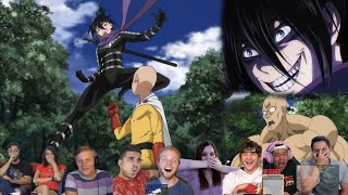 Saitama vs Sonic Reaction mashup  Ome punch man season 1 episode 4 [upl. by Kerekes]