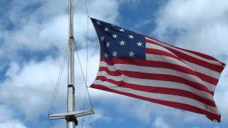 FLAG RAISING AT FT MCHENRY [upl. by Clareta]