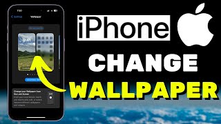 How To Change Wallpaper On iPhone 2024 [upl. by Milicent]