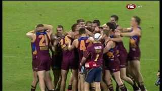 The last two minutes  Brisbane Lions v Geelong 2013  AFL [upl. by Hux]