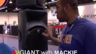 Mackie SRM450 V2 Powered Speakers at NAMM w AVGIANT [upl. by Nylg]