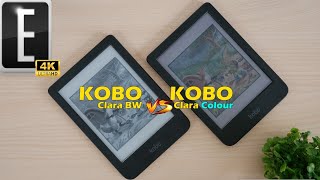 Kobo Clara BW vs Kobo Clara Colour Comparison [upl. by Wengert426]