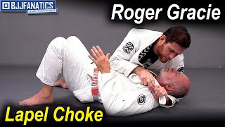 BJJ Basics  Lapel Choke by Roger Gracie [upl. by Lantz]