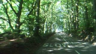 Going up Zig Zag Hill near Shaftesbury in Dorset  the bendiest road in the UK [upl. by Roldan]