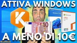 Come ACQUISTARE LEGALMENTE una licenza Windows e Office a meno di 10€  keysfancom [upl. by Aizahs68]