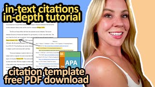 InText Citations Made Easy  APA 7th Style [upl. by Xantha]