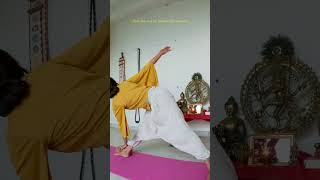 How to do Parivrtta Trikonasana Revolved Triangle Pose [upl. by Ledda75]